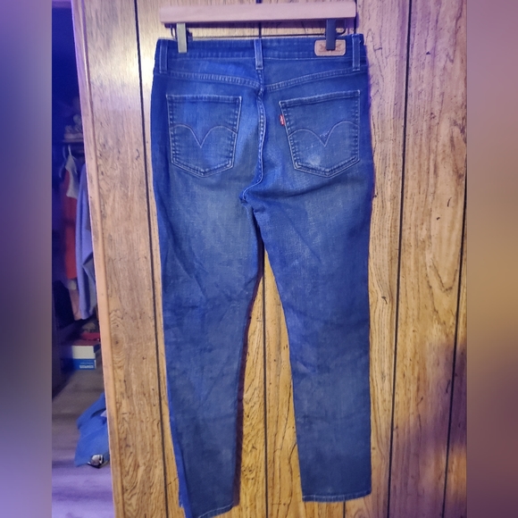 LEVI'S Classic Mid-Rise Skinny Jeans - Size 8 - Picture 4 of 5